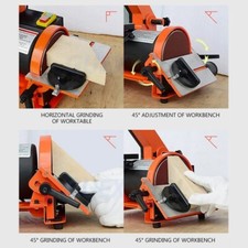 Benchtop Belt Sanding Machine Metal Sanding and Polishing Machine 220V,