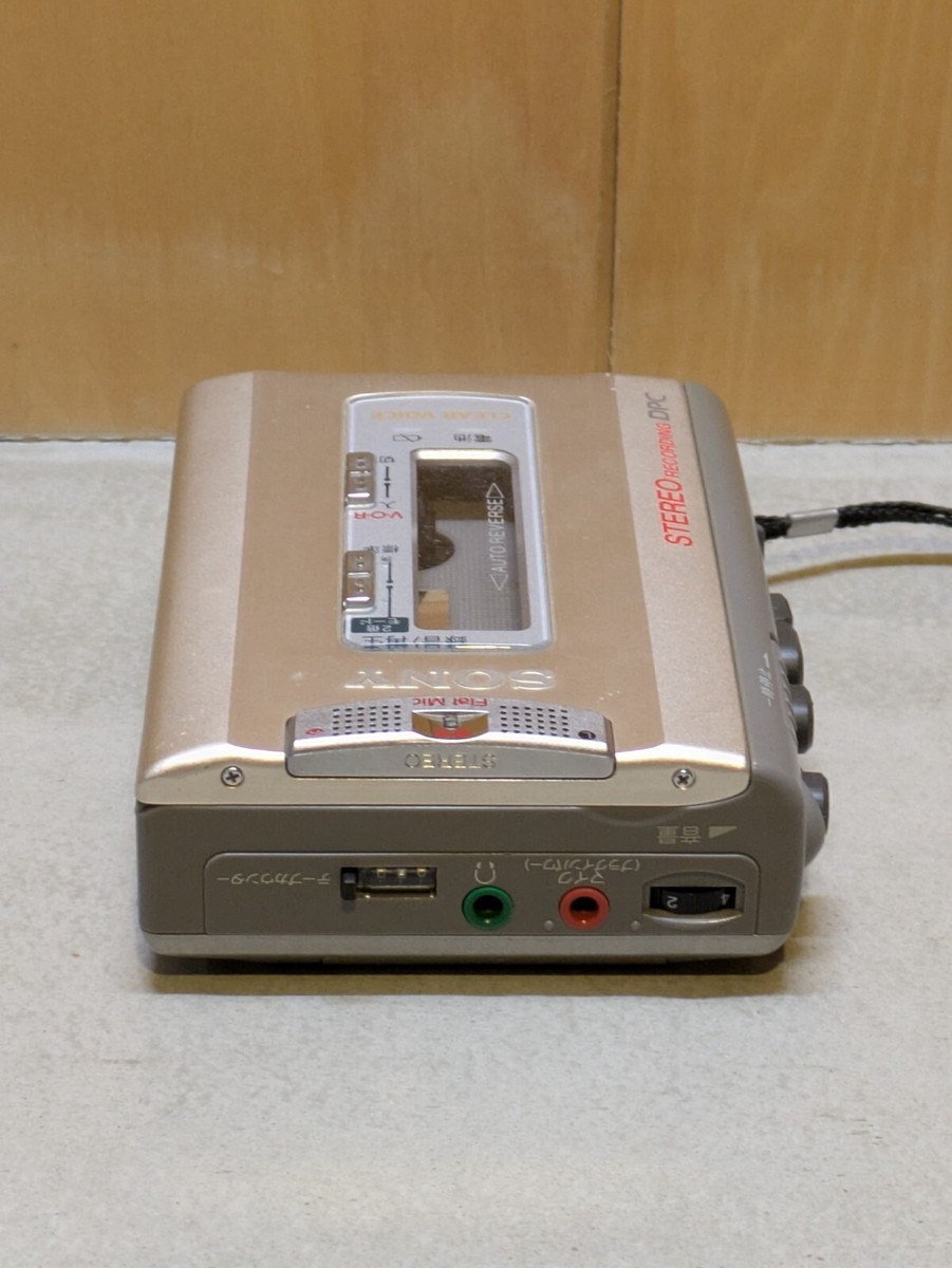 Sony TCS-600 Stereo cassette recorder Player Portable Confirmed