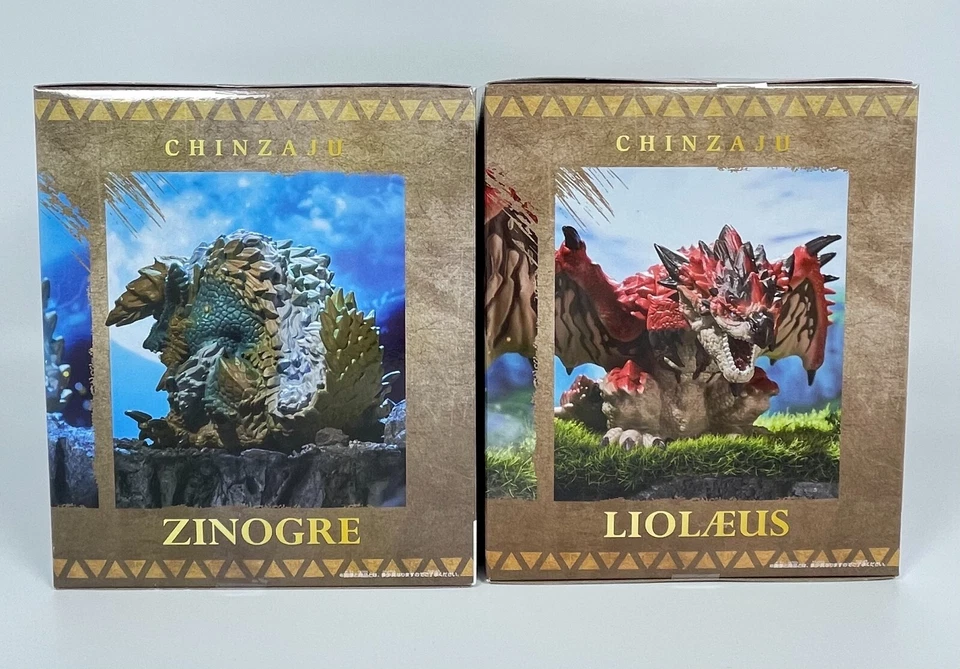 Monster Hunter Chinzaju Zinogre & Liolaeus Figura Set Nuevo Banpresto de Japón - Imagen 2 de 4