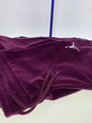 Rare Nike Jordan Velour Tracksuit Jacket + Pants AH2357 - 609 M + AH2361 - 609 S - Picture 5 of 7