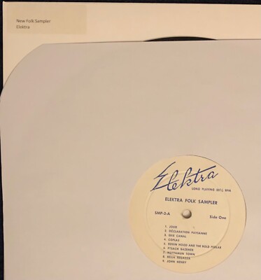 ELEKTRA FOLK SAMPLER - 1956 LP SMP-2  (no orig. jacket)