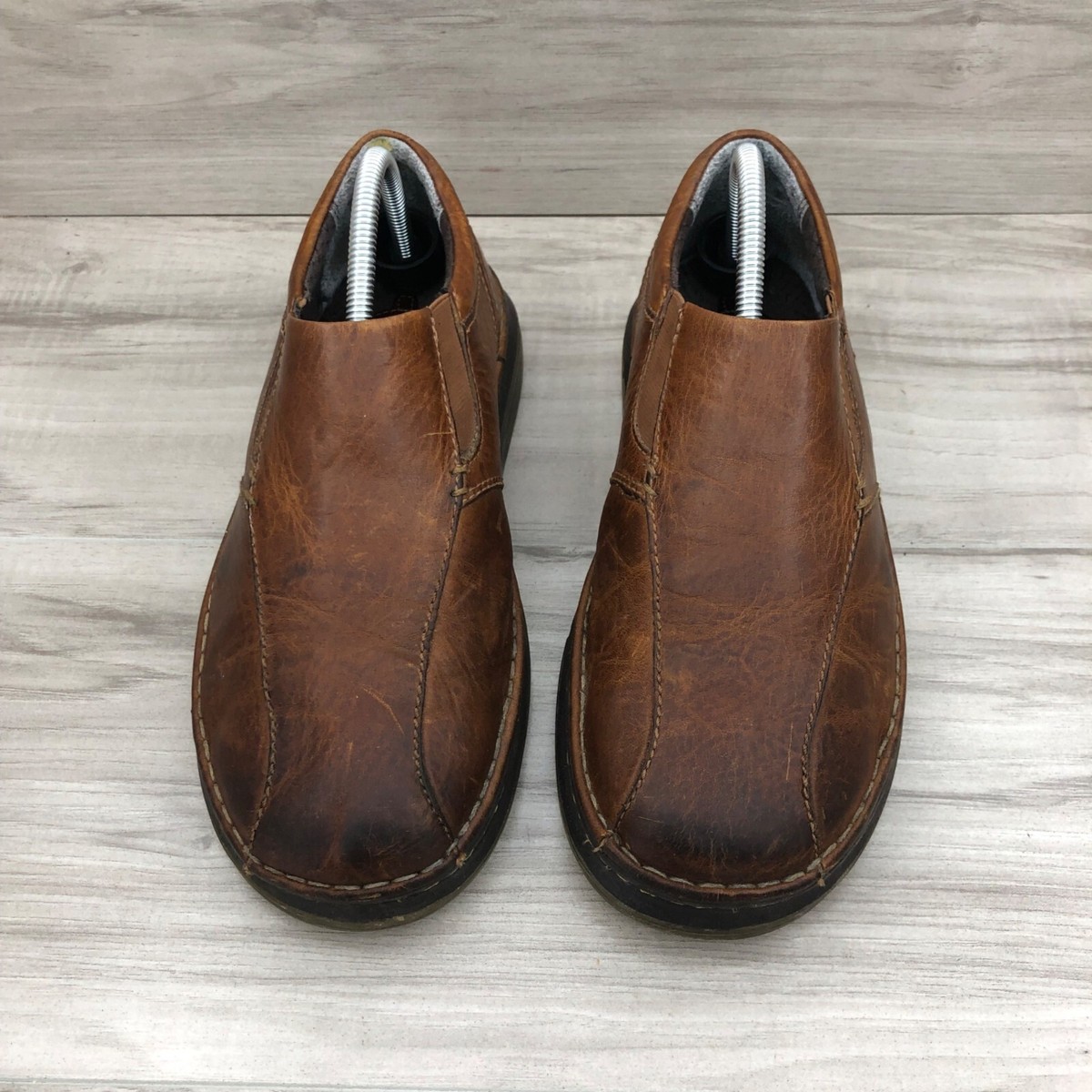 Doc Dr Martens Tevin Brown Leather Stitched Slip On Loafer Men\'s‎ Size 11 M Dr. Martens - Brandclub - Dr. Martens mens Tevin loafers  main image 2