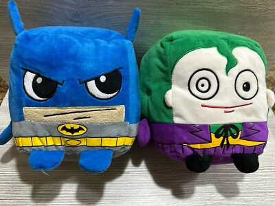 Six Flags Magic Mountain Batman And Joker Cube Pillow Stuffed Plush DC *Details*
