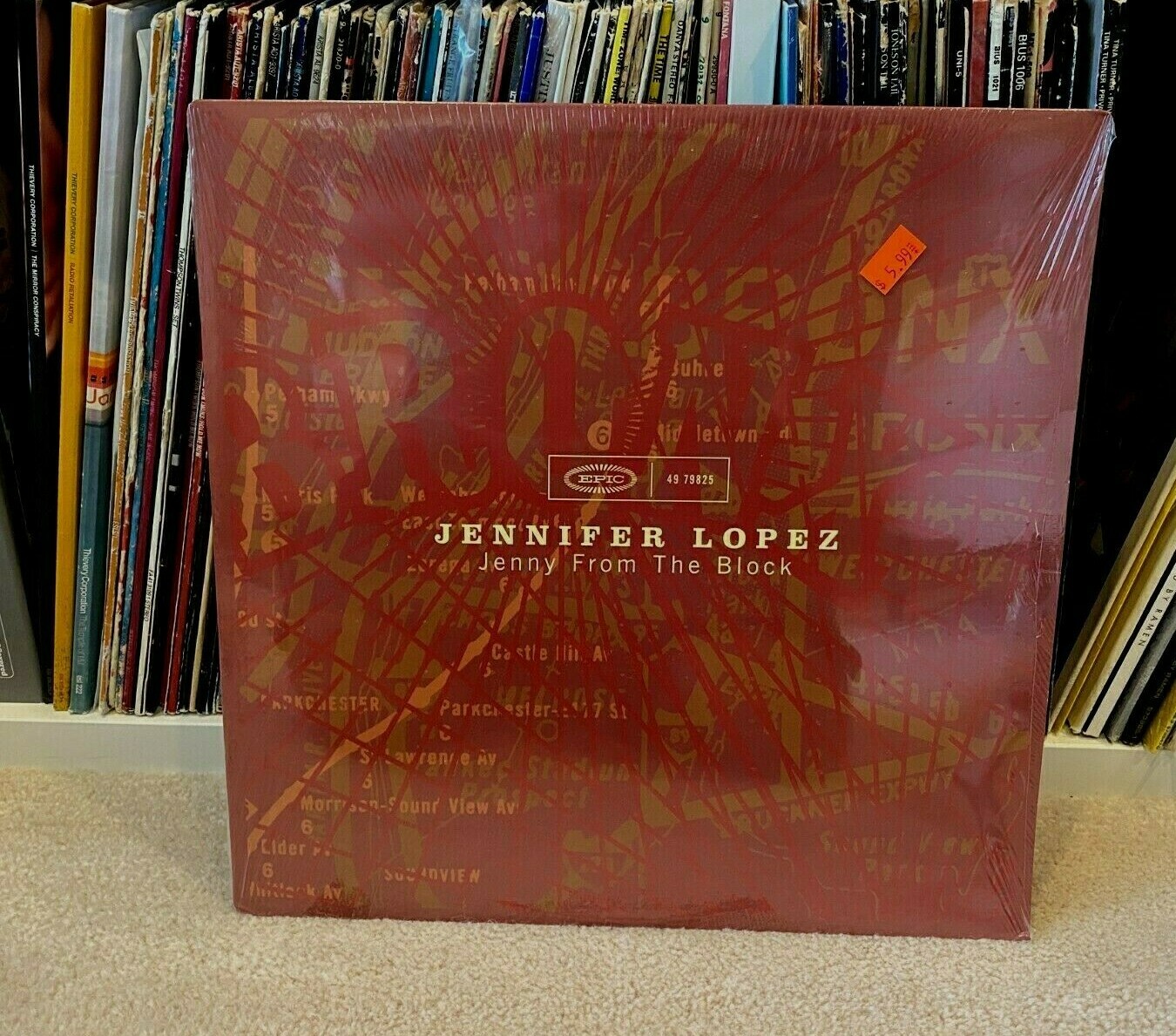 J LO Jennifer Lopez - **SEALED Jenny from the Block 12" Remix Vinyl Record 2002 