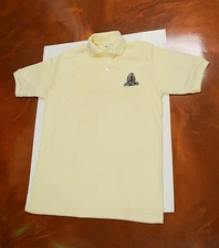 St. Pauli Girl Embroidered Polo Shirt - Ivory - Men's Size Large (42-44).