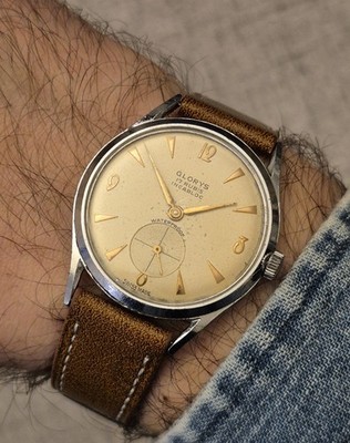 Glorys Geneve Vintage 50er Jahre - Art Deco - Kaliber Peseux