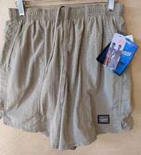 Mens Speedo Swim Shorts Med with Waterproof Pouch NWT Olive Green 26" Waist