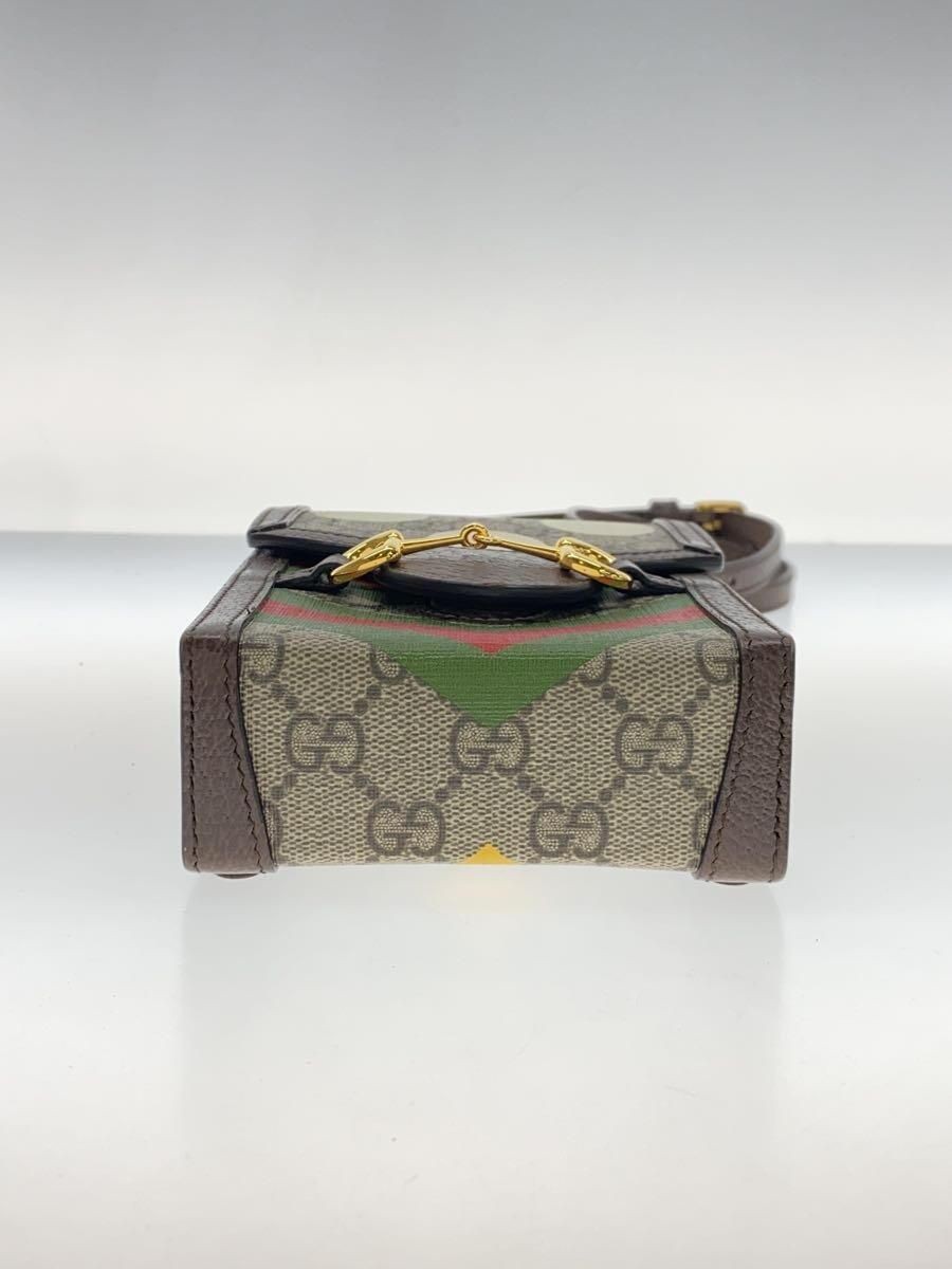 Gucci Shoulder Bag Mini Horsebit 1955GG Supreme 625615 Used thumbnail 4