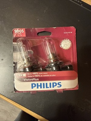Philips-VPB2 VIsion Plus 60% 9005 65W Two Bulbs Headlight Hi Beam (JS13)