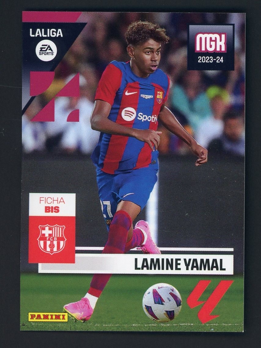 2023-24 Megacracks LA Liga Soccer EA Sports #108BIS Lamine Yamal RC Rookie