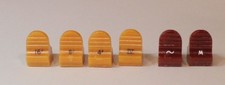 Vox Continental Combo Organ Repro Drawbar Knobs aka Tips, Pulls or Dollies 
