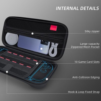 Für Nintendo Switch 2 Kompatibel EVA Hülle Tasche Stoßfest Reise Aufbewahrung