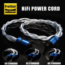 Audiophile Hiend US EU AU OCC Power Supply Cord HiFi Audio Amplifier Power Cable