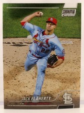 2022 Stadium Club Baseball Chrome Jack Flaherty #124 St. Louis Cardinals