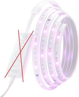 Nanoleaf Matter Essentials Lightstrip Starter Kit, 2M Smart RGBW LED