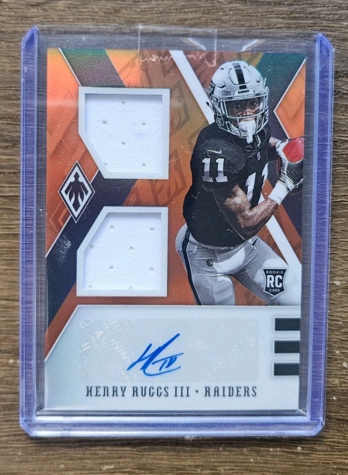 Henry Ruggs III Panini Phoenix Rps Rookie Auto Dual Jersey #HR Base