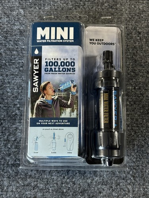 #ad Sawyer MINI Water Filtration System Filters Up To 100000 Gallons SP128 $18.00