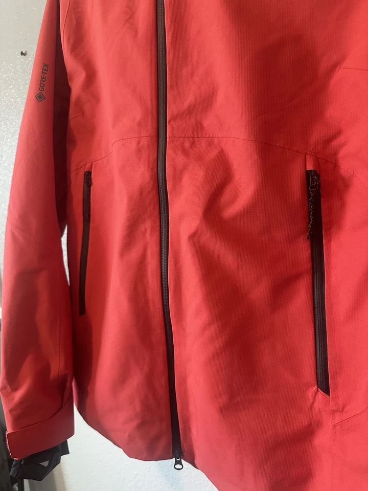 Jaqueta de esqui Mountain Hardwear Cloud Bank GORE-TEX RECCO média feminina rosa solar - Imagem 4 de 4