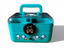 Vintage 1994 Rare Sanrio Pochacco Organizer Sewing Jewelry Box Trunk