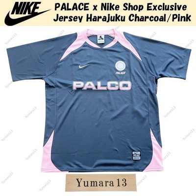 PALACE x Nike Shop Exclusive Jersey Harajuku Charcoal/Pink | eBay UK