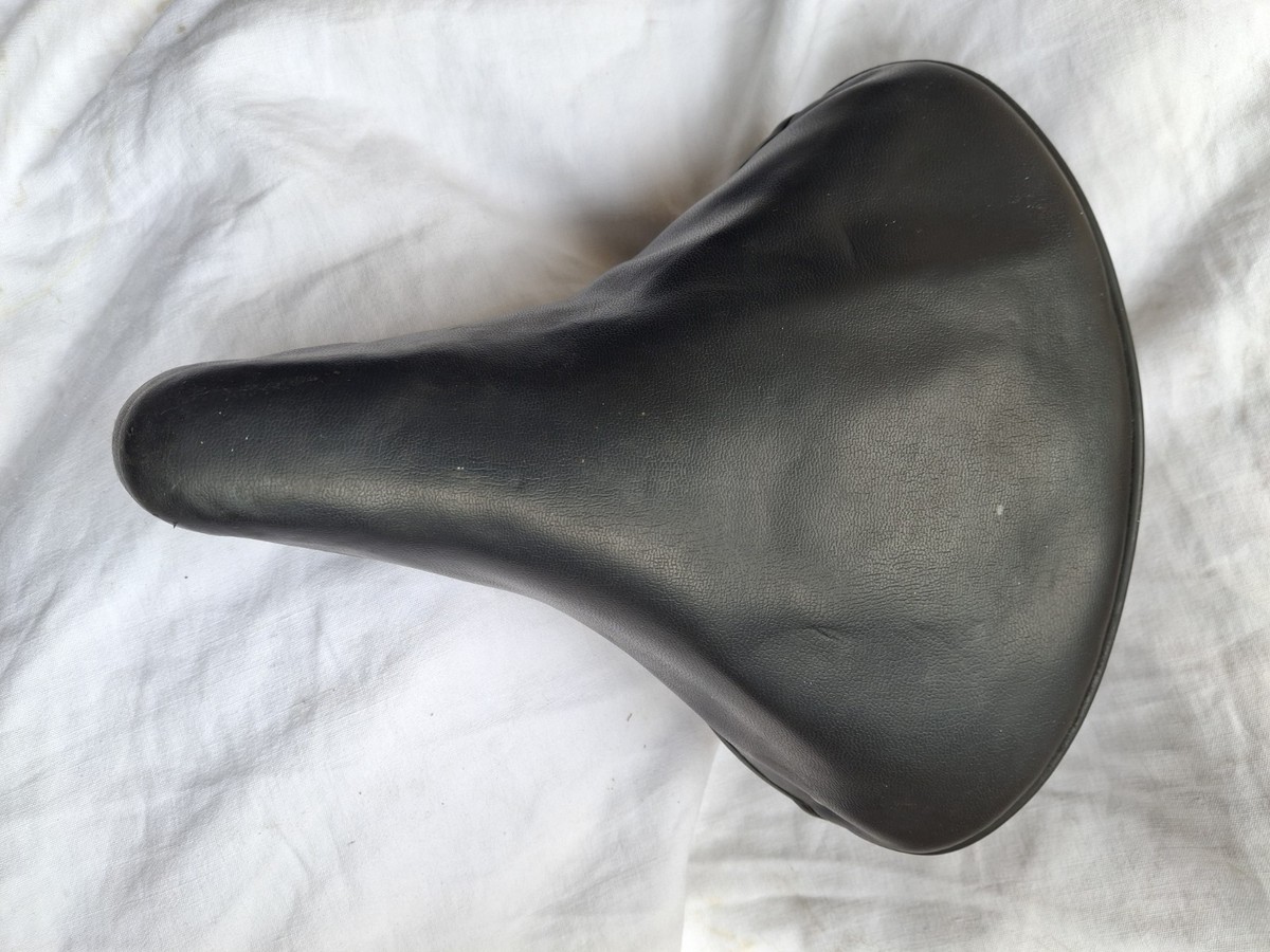 Selle Vélo San Marco Noire Années 70/90 - Avec Ressorts, état Excellent - Pour Cyclotourisme, Ville