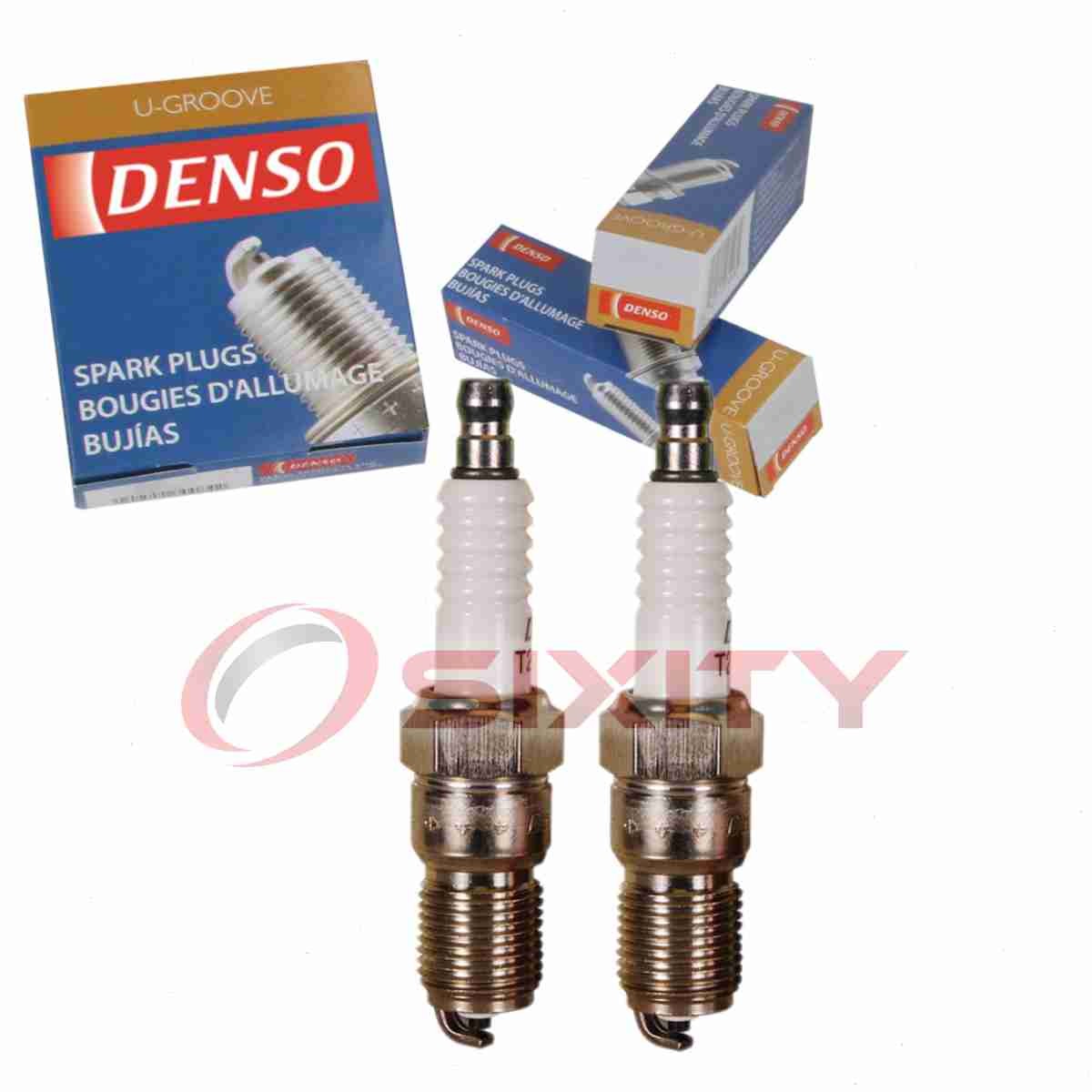 2 pc DENSO 5032 Standard U-Groove Spark Plugs for ZZM6-18-110 ZZM3-18-110A fc