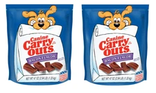 Canine Carry Outs Bacon Flavor Dog Treats, 47oz Bag 2 pack