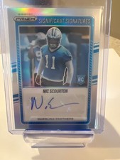 2025 Panini Prizm - Significant Signatures Nic Scourton #SSI-NSN (AU, RC)