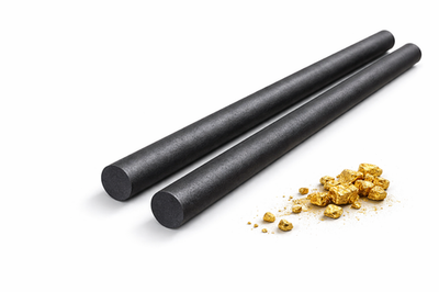 #ad 12quot; Graphite Stirring Rod – Gold Silver amp; Precious Metal Melting – 3 8quot; or 1 2quot; $15.97