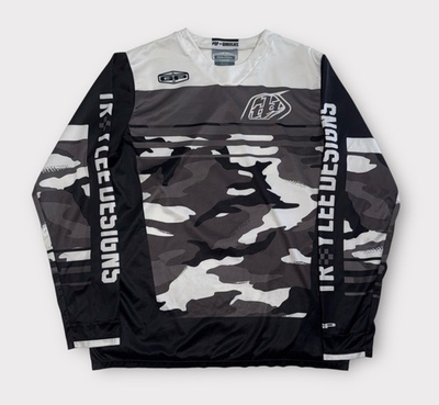 #ad #ad Troy Lee Designs Jersey Mens Large Motocross Long Sleeve Camo $18.88