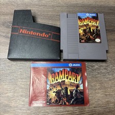 Rampart Nintendo NES Tested Working Clean Label Manual Included NTSC USA