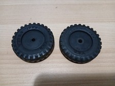 Original Tonka Rubber Tires Pair Of 2 Made USA Vintage