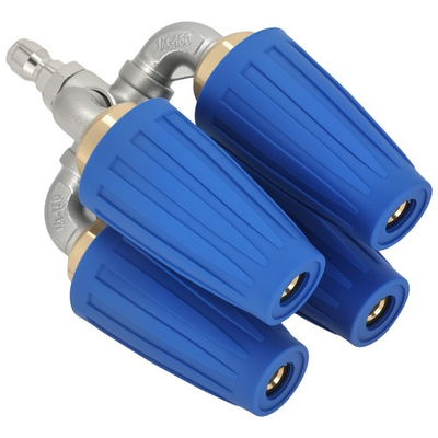 #ad 360° Rotating Pressure Washer Four Turbo Nozzle 4000PSI 4 Turbo Quick Connect $32.48