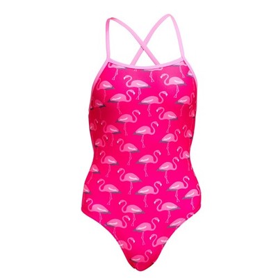 Funkita Badeanzug einteiler Schwimmanzug Mädchen Kinder Flaming Go Gos Pink