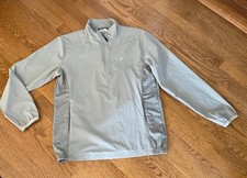 Little Donkey Andy Windbreaker Jacket Khaki Beige 1/4-Zip Hike Bike Run Small