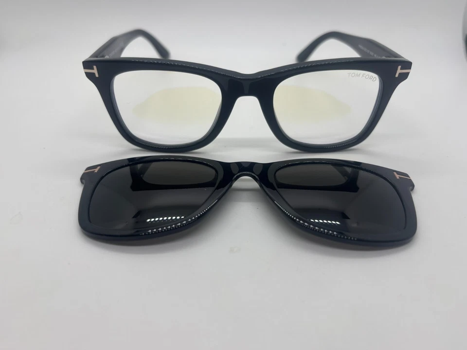 NEW Tom Ford TF5970-B Black Clip On Sun/Eyeglasses 50-21-145mm NO CASE - Image 3 of 4