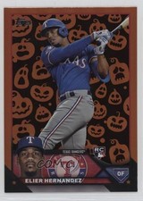 2023 Topps Update Jack-O'-Lantern Foil Elier Hernandez #US304 11ur