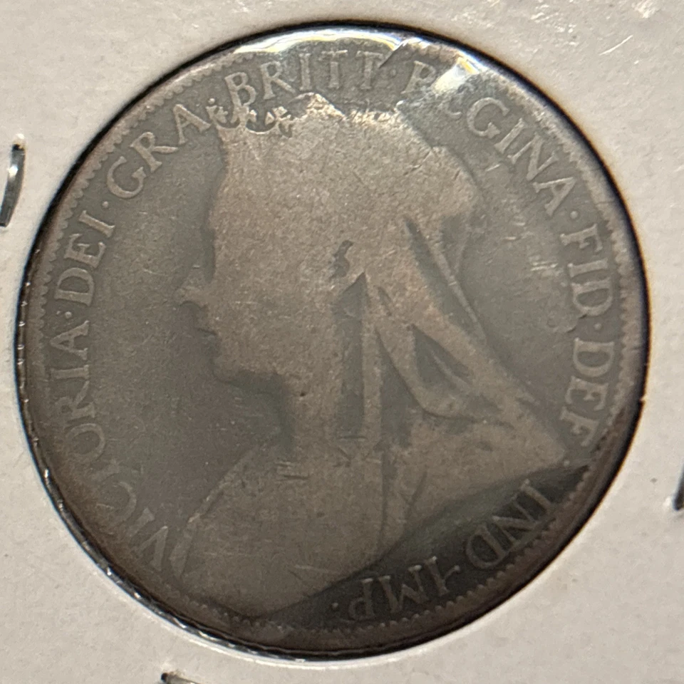 1899 ONE PENNY GEORGIVS V DEI GRA: BRITT:OMN: REX FID: DEF: IND: IMP Foto 3 de 4