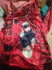 Satoru Gojo Jujutsu Kaisen Cosplay Unisex Manga Anime Small Hoodie Pullover