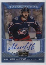 2024-25 O-Pee-Chee Platinum Blue Rainbow Auto Kirill Marchenko #BA-KM Auto 0kp6