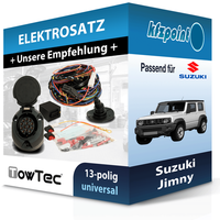 Towtec E-Satz 13Polig Universell Passend für Suzuki Jimny NEU