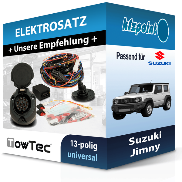 Towtec E-Satz 13Polig Universell Passend für Suzuki Jimny NEU-image