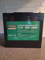 12V 20Ah Deep Cycle LiFePO4 Battery, 2000 Cycles Rechargeable Battery...