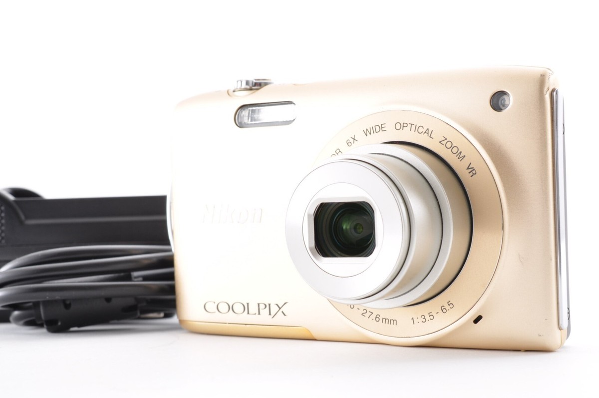 Nikon Coolpix S3300 Sweet Gold Exc+3 16.0MP Compact Digital Nikon Coolpix S3300 Sweet Gold Exc+3 16.0MP Compact Digital