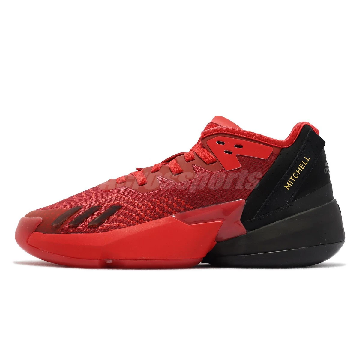 Adidas DON Issue 4 Unisex Louisville Basketball Shoes GX6886 Red Black M8.5