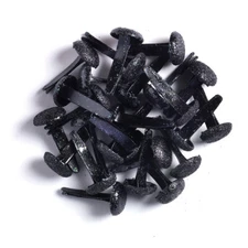 Crafts Doodlebug Sugar Coated Glitter Brads Beetle Black 25/Pkg Top 1/4" 