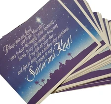 Unused 17 Current Expressions of Faith Christmas Cards Religious Bethlehem 