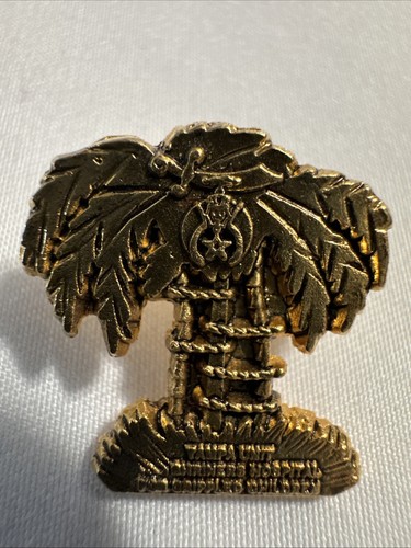 GOLD PALM TREE TAMPA CHILDREN’S HOSPITAL WONDERFUL LAPEL PIN1950s