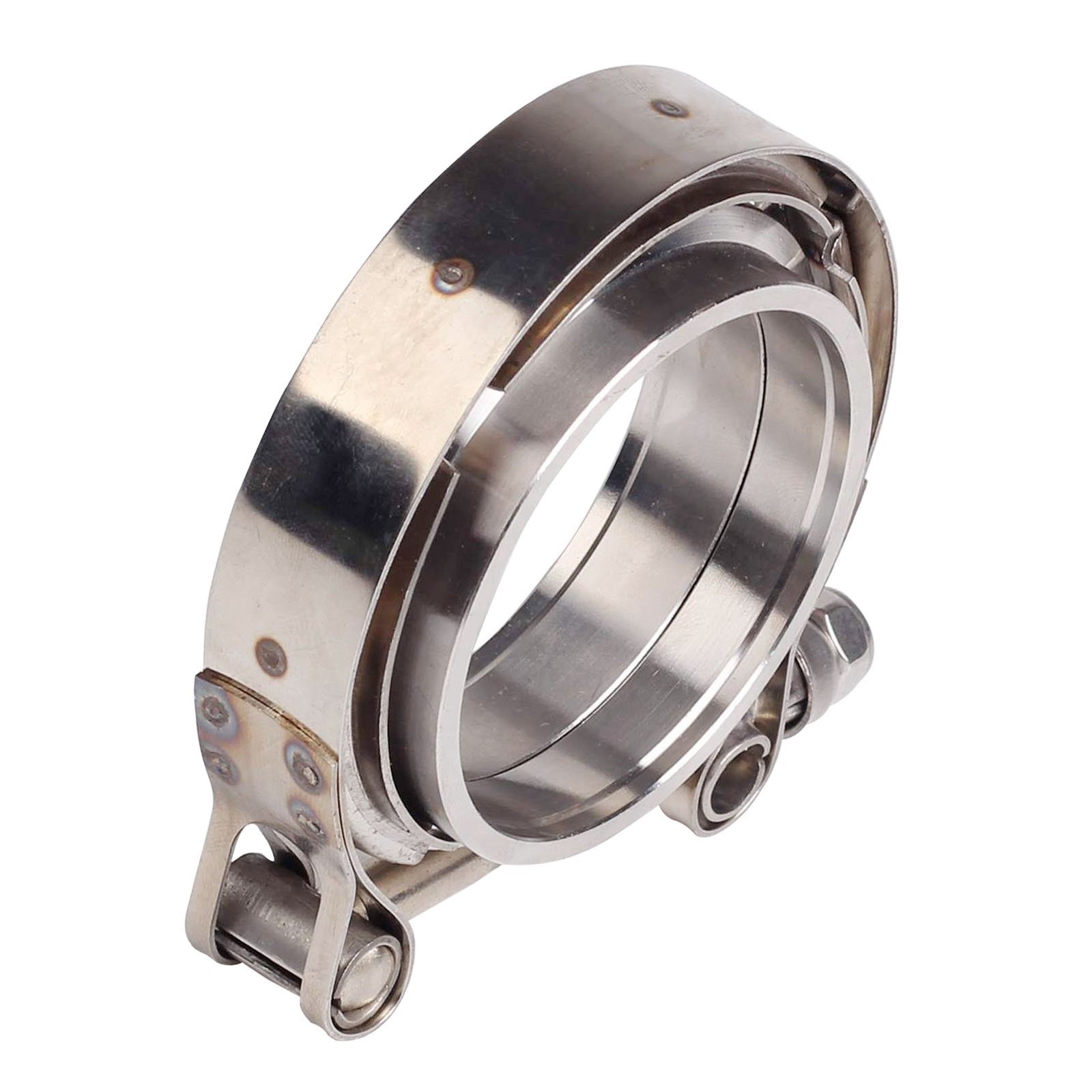 2.5& INCH TURBO Exhaust Down Pipe Stainless V-Band Clamp Flang em $36