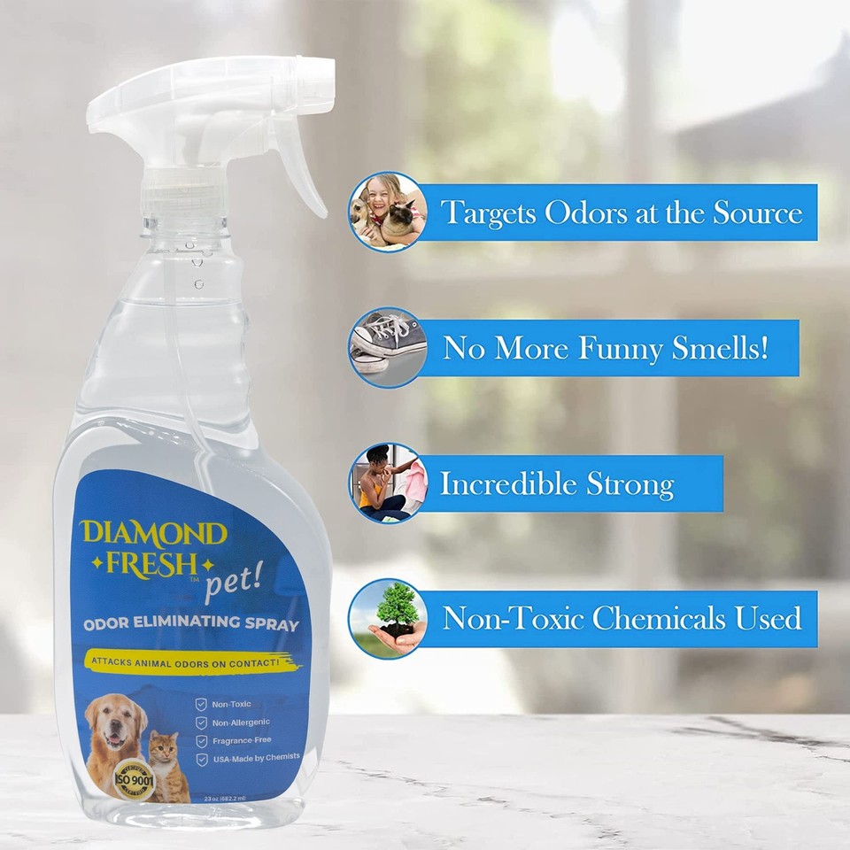 Pet Odor Spray for Dog & Cat, Pet Urine Eliminator for Home, Pee